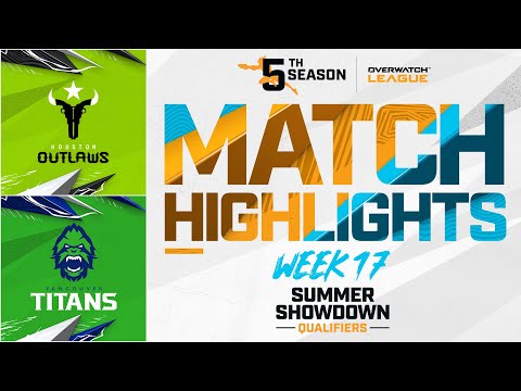 Houston @OutlawsOW vs @vancouvertitans  | Summer Showdown Qualifiers Highlights | Week 17 Day 2