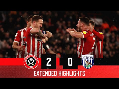 Sheffield United 2-0 West Bromwich Albion | Extended EFL Championship highlights