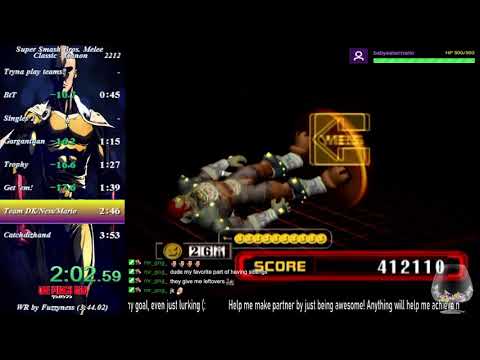 SSBM Classic Mode (Very Hard) World Record! in [IGT 1:38.2] 01/06/2021