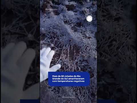 Rio Grande do Sul enfrentou mais uma manhã de frio intenso nesta quarta-feira #shorts