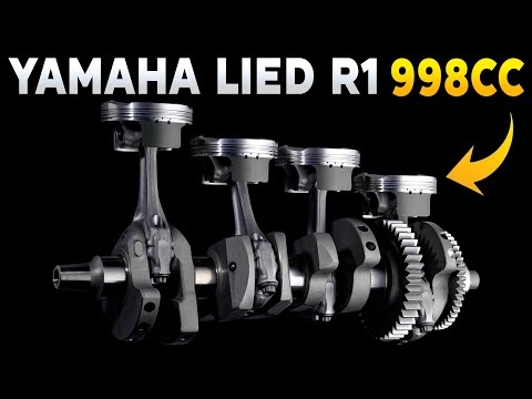 The Shocking Truth Behind YAMAHA R1 BANNED 998cc Crossplane Inline Four Engine