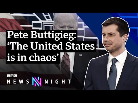 前民主黨總統候選人皮特-布提吉格談拜登、布雷克斯和信任 - BBC新聞之夜 (Former Democratic presidential candidate Pete Buttigieg on Biden, Brexit and trust – BBC Newsnight)