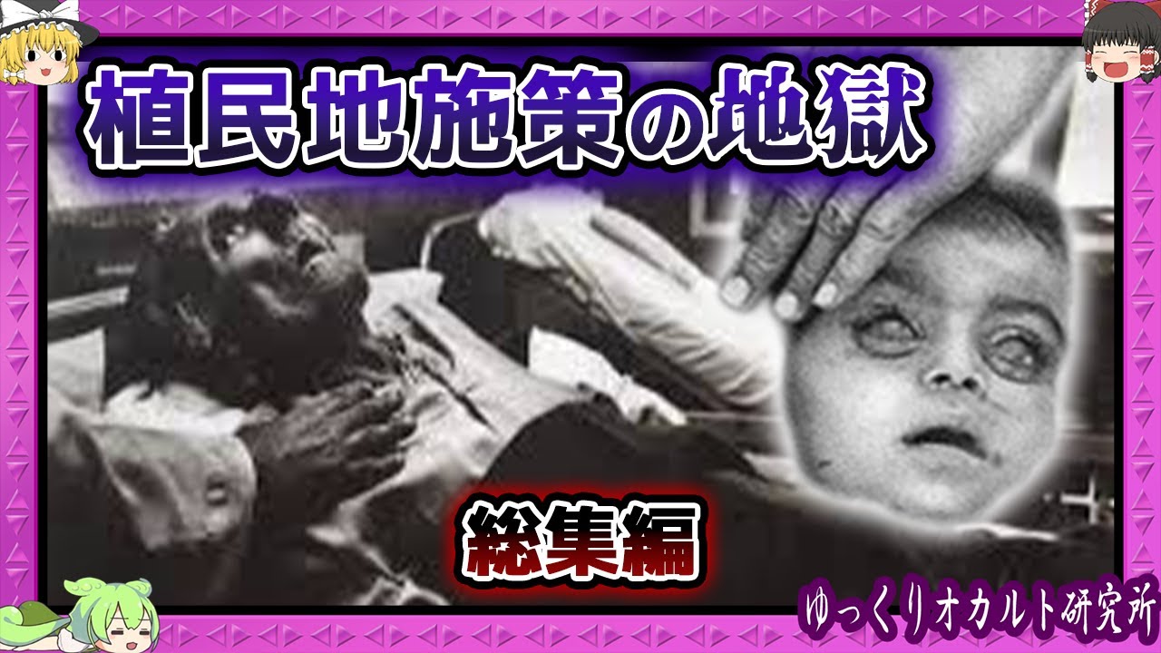 すし詰め奴隷船・文化的ジェノサイド・公害で使い捨て…欧米の恐ろしい植民地施策【 ゆっくり解説 総集編 】