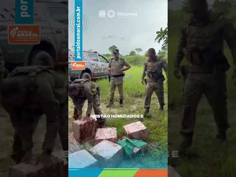 Operação integrada resulta em grande apreensão de drogas no Sudeste do Tocantins ￼