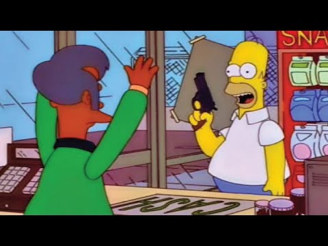 Homer Robs the Kwik-E-Mart
