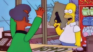 Homer Robs the Kwik-E-Mart