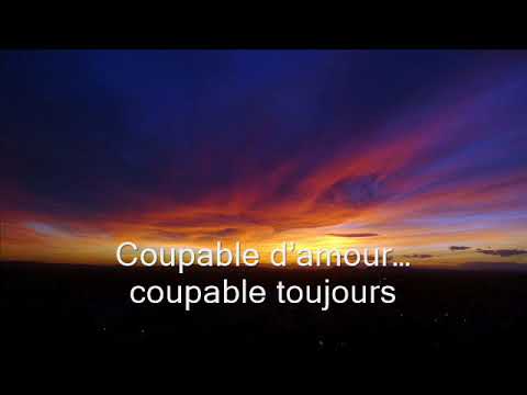 Coupable d'amour avec Paroles