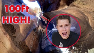 Overcoming Fear! 100 foot Cliffs!