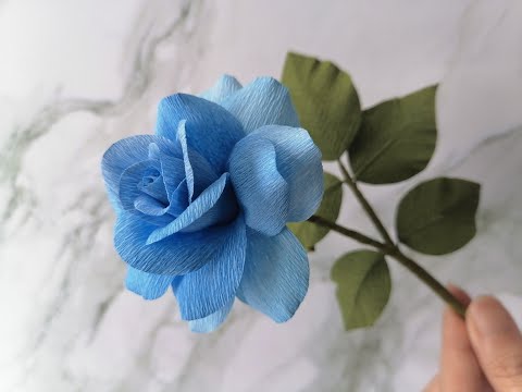 [PART 2] How To Make Simple Leaves From Crepe Paper