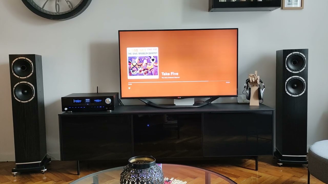 Advance Paris PlayStream a5 and Fyne Audio f501.