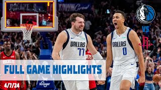 Dallas Mavericks Team Highlights vs. Houston Rockets | 4/7/24