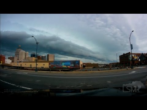 03-27-2021 Greensboro, NC - Incredible Shelf Cloud and Severe Storms