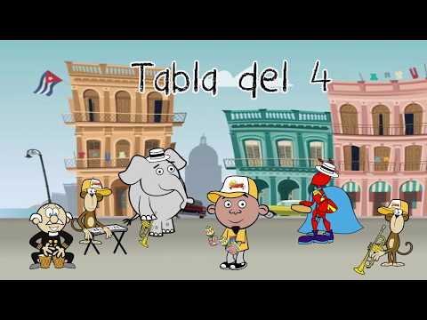 Tabla del 4 – El Mister – Las Tablas de Multiplicar– Música Infantil - Música Educativa