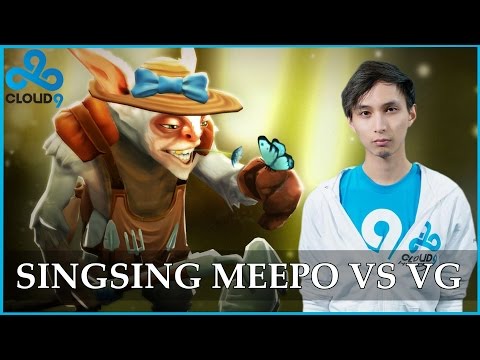 C9.SingSing Meepo gameplay vs Vici Gaming @ TI4 Loser Bracket