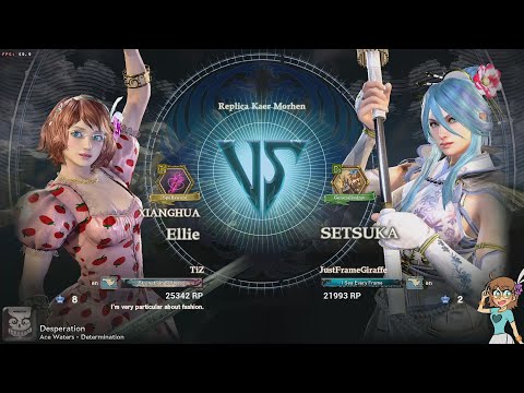 SCVI Ranked 20/08/05 - TiZ (X OC) vs JustFrameGiraffe (Setsuka)