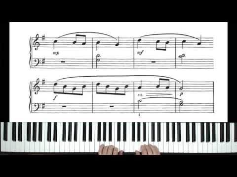 28. Bastien - Livello 1 - Nuvole vagabonde - piano tutorial by Antonio De Angelis