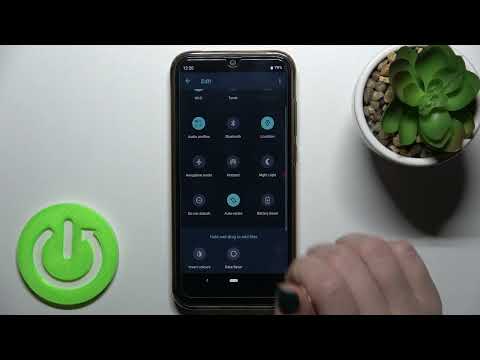 CUBOT R19 and Quick Settings Menu Icons - Edit Notification Panel