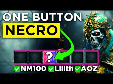 STOP PLAYING NECRO WRONG! Best One Button Necro Build in Diablo 4!