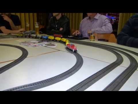 31. Stummi-Treff WN,  10 - BR 294 680-4 (Märklin 37905) mit Kesselwagen. Durch geschlängelte Strecke