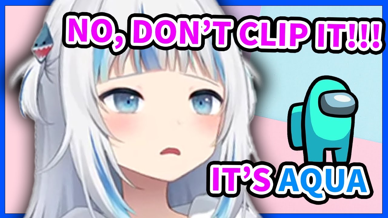 Gura doesn't know color Cyan: "Don't Clip This!"