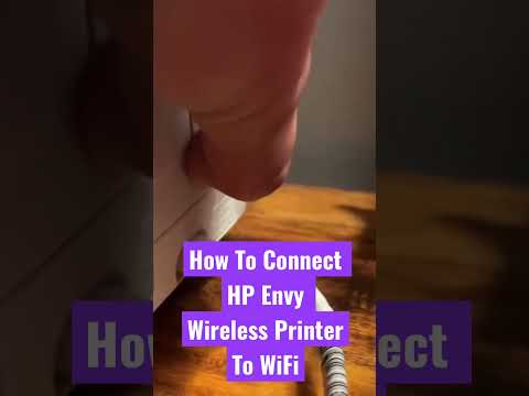 How To Connect HP Envy Wireless Printer To WiFi