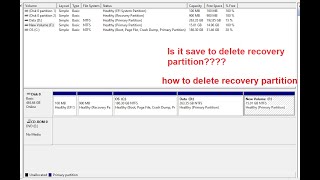 how to delete recovery partition in windows 10 /8/7