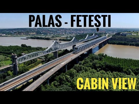 Train CABVIEW 🇷🇴 Palas (Constanța) - Fetești (Romania) on M800 - locomotive driver's view