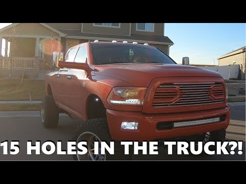 Cab Lights Install - SUPER EASY (4th Gen Ram Cummins)