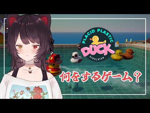 【Placid Plastic Duck Simulator】で、何をするゲームなんでしょうか【戌亥とこ/にじさんじ】