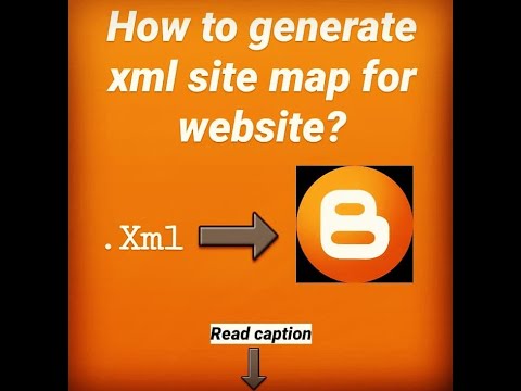 How to appload XML site map and HTML sitemap in blogger website
