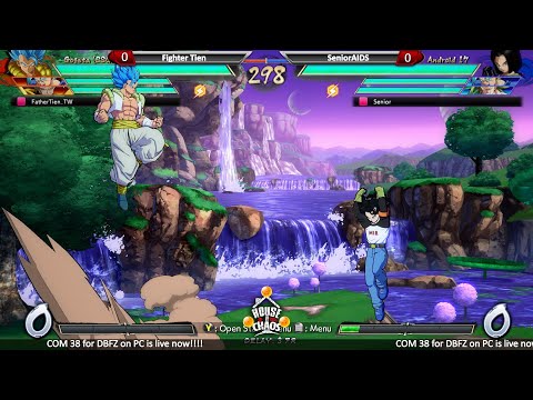 DBFZ [PC] | COM 38 | Fighter Tien vs SeniorAIDS | Really Fun Set!!!