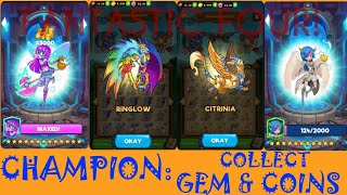 EVERWING_2021🐲 FANTASTIC FOUR! 👑 CHAMPION: COLLECT GEM & COINS🐉 (07/10/2021)