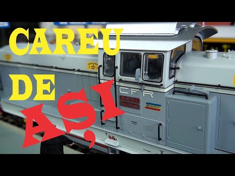 🇷🇴🚆 Loco Diesel hidraulică LDH 1250 seria 80 Trains-Addicted by Albert Modell CFR Călători/Marfă