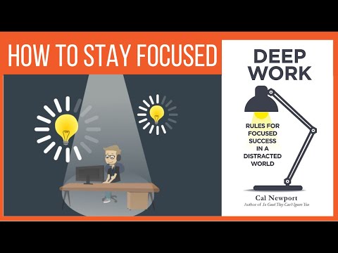 Deep Work Summary - How to maintain a state of unbroken concentration - Cal Newport