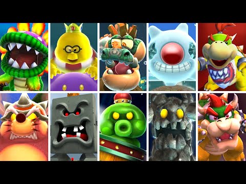 Super Mario Galaxy 1 & 2 HD - All Bosses (No Damage)