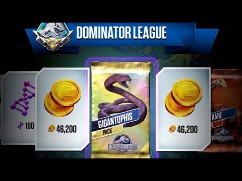 TOP 1% GIGANTOPHIS TOURNAMENT DOMINATOR LEAGUE (JURASSIC WORLD)
