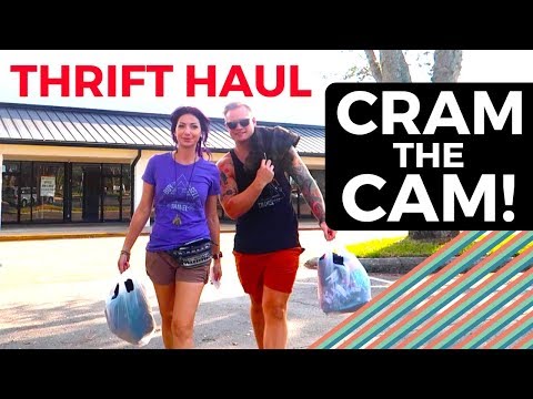 CRAM the CAM 🚗 ep. 1 - THRIFT HAUL ROAD TRIP VLOG! Thrift SHOP Sourcing Adventure! | RALLI ROOTS Video