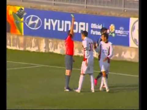 Pavels Doroševs broni rzut karny