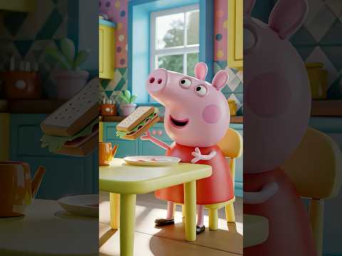 Peppa: Is That a Building or Lunch? 🏗️😂 #peppapig
