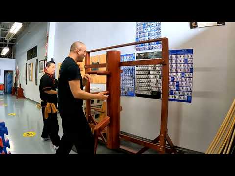 Wing Chun wooden dummy form and applications - Master SONNY LE - NORTH YORK WING CHUN TORONTO