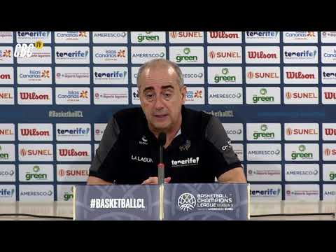 Txus Vidorreta | Pospartido de La Laguna Tenerife - Trapani Shark (80-83)