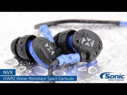 NVX IEWR2 (Water Resistant Sport Earbuds)-video