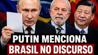 PUTIN FAZ UM DISCURSO ONDE MEXEU GERAL