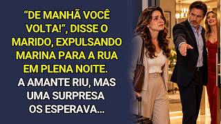 “De manhã você volta!”, disse o marido, expulsando Marina para a rua à noite. A amante riu, mas...