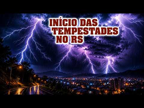 VENTANIA E TEMPESTADES CHEGAM AO RIO GRANDE DO SUL