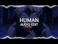 Human - Rag'N'Bone Man [Edit Audio]