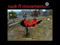 ruok ff movement speed be like 😜 | free fire meme funny | short video