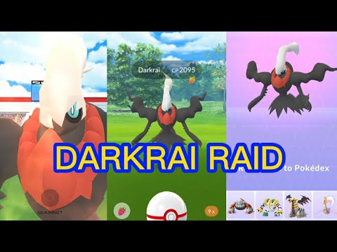 Pokémon GO- Level 5 raid- Darkrai