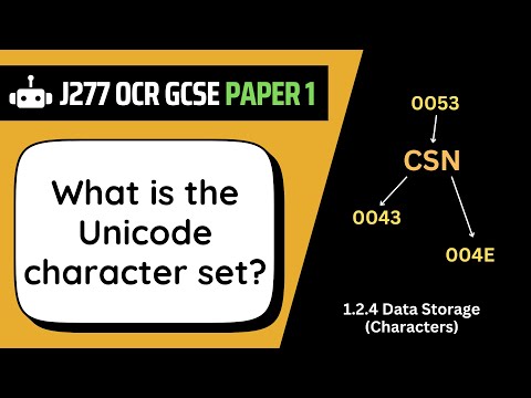 Unicode | 2.4 | OCR GCSE Computer Science | J277