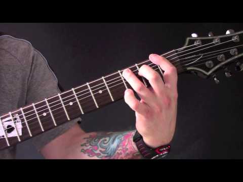 Incarnated Solvent Abuse Guitar Tutorial by Carcass